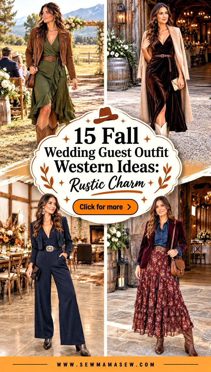 15 Fall Wedding Guest Outfit Western Ideas Rustic Charm - 15 Fall Wedding Guest Outfit Western Ideas: Rustic Charm