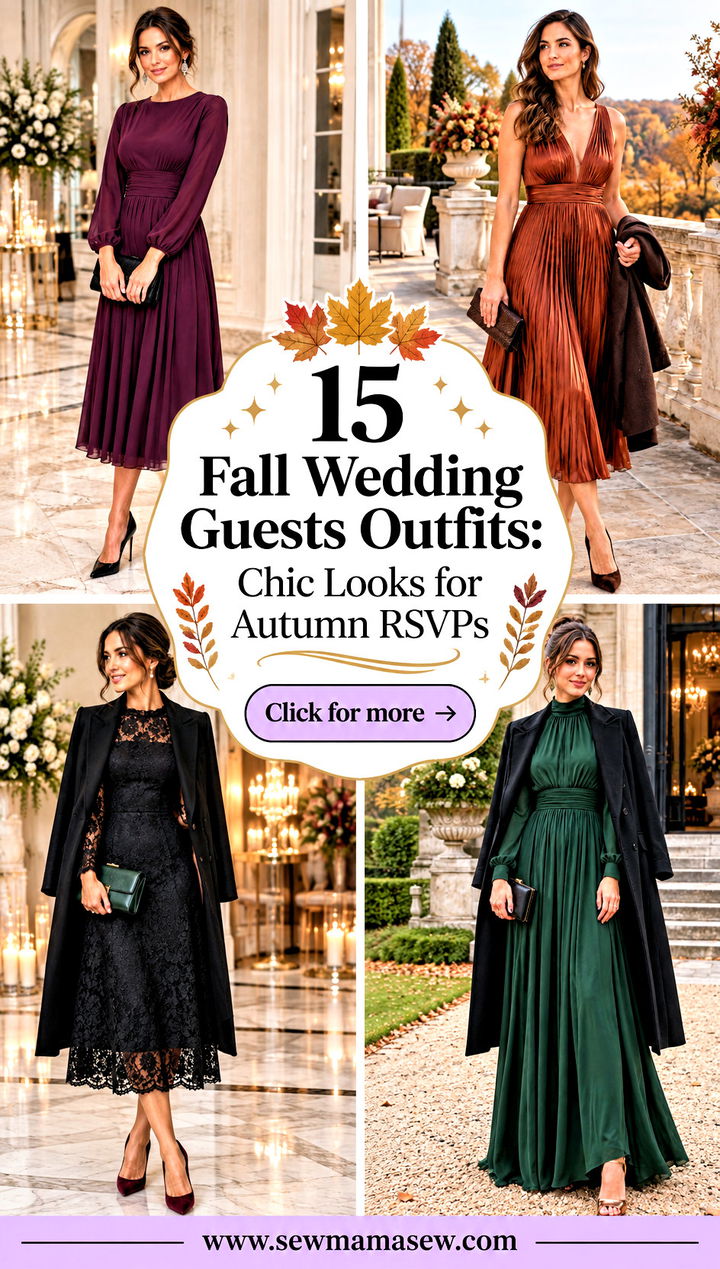 15 Fall Wedding Guests Outfits Chic Looks for Autumn RSVPs - 15 Fall Wedding Guests Outfits: Chic Looks for Autumn RSVPs