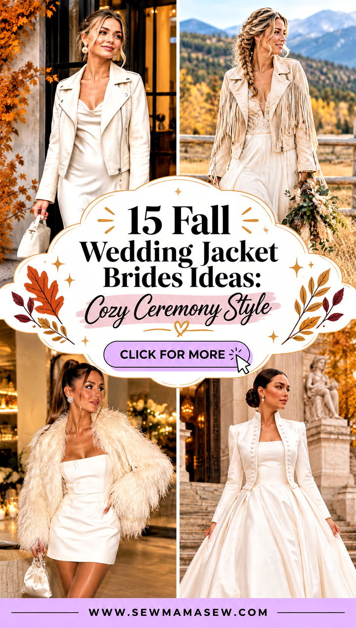 15 Fall Wedding Jacket Brides Ideas Cozy Ceremony Style - 15 Fall Wedding Jacket Brides Ideas: Cozy Ceremony Style
