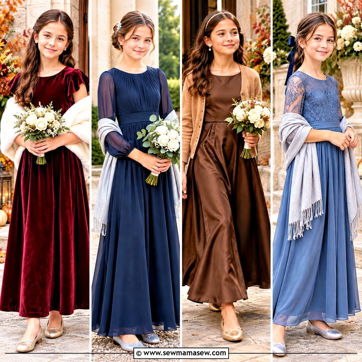 15 Fall Wedding Junior Bridesmaid Dresses: Charming Picks