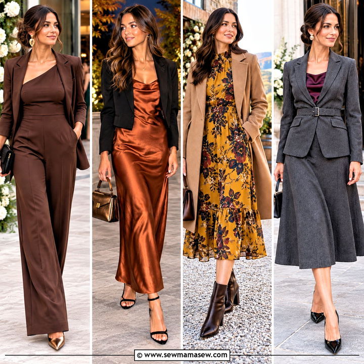 15 Fall Wedding Outfit Inspiration Ideas: Chic Autumn Looks