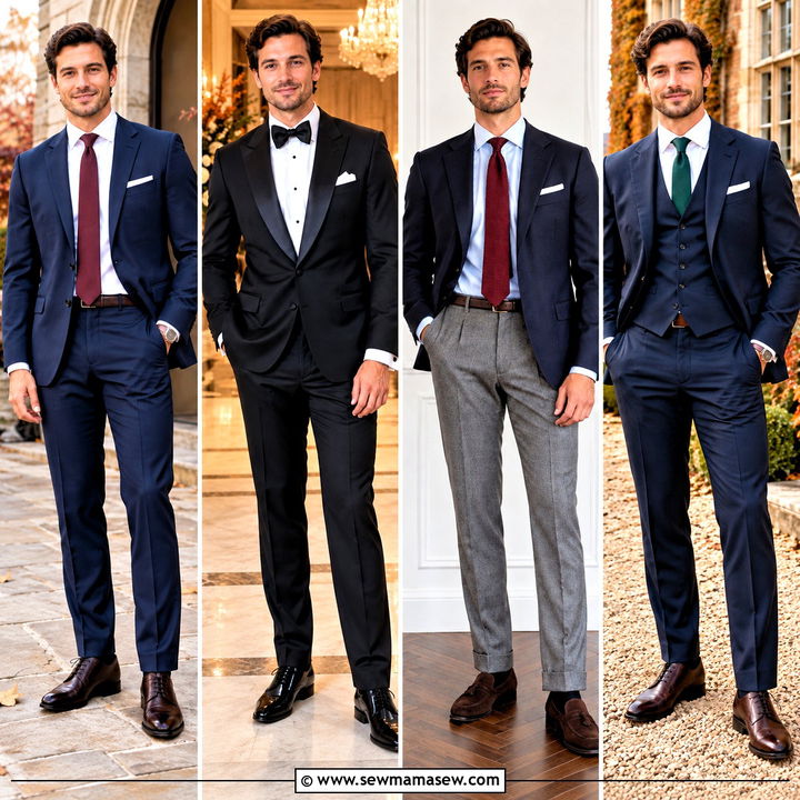 15 Fall Wedding Outfit Men Guest Ideas: Sharp Autumn Looks