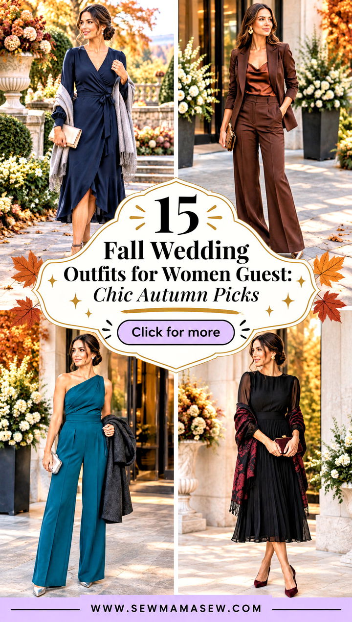 15 Fall Wedding Outfits for Women Guest Chic Autumn Picks - 15 Fall Wedding Outfits for Women Guest: Chic Autumn Picks