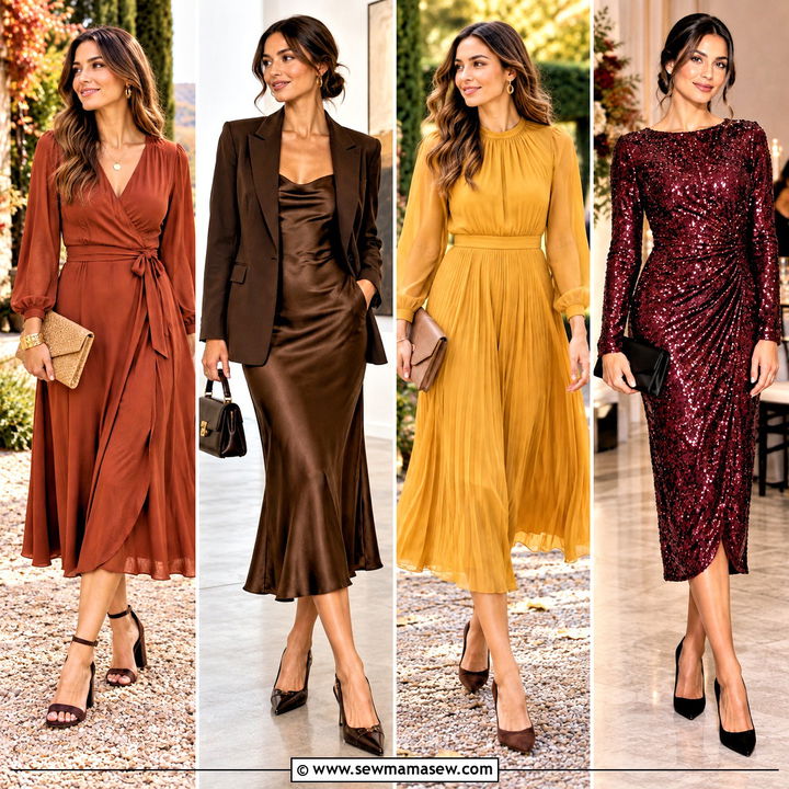 15 Fall Wedding Party Dress Ideas for Cozy, Chic Celebrations