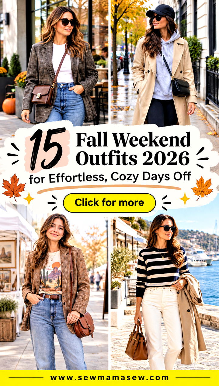 15 Fall Weekend Outfits 2026 for Effortless Cozy Days Off - 15 Fall Weekend Outfits 2026 for Effortless, Cozy Days Off
