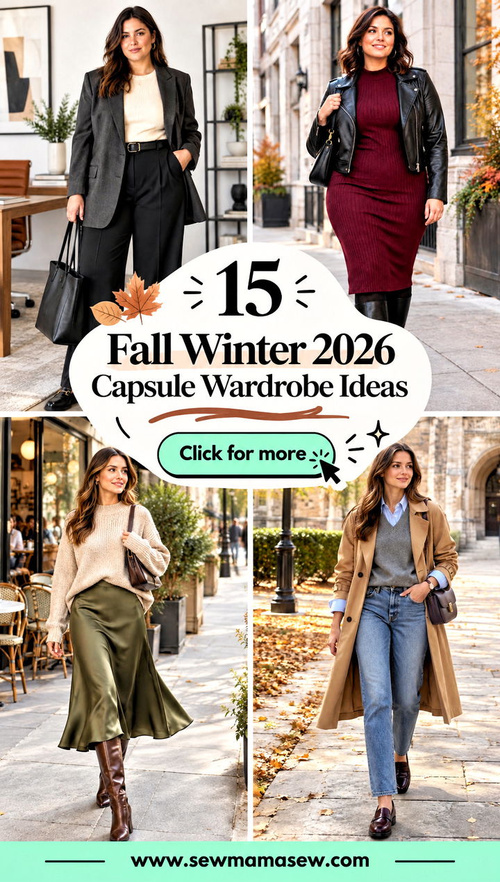 15 Fall Winter 2026 Capsule Wardrobe Ideas Cozy Versatility - 15 Fall Winter 2026 Capsule Wardrobe Ideas: Cozy Versatility