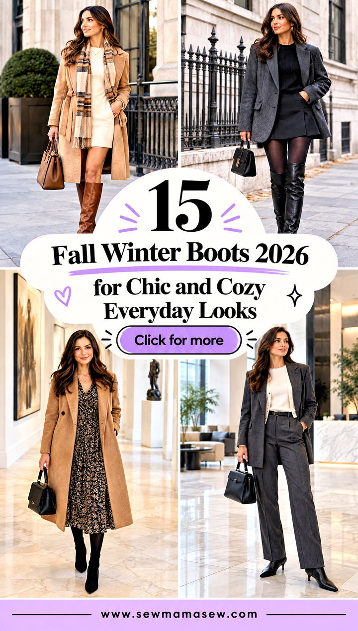 15 Fall Winter Boots 2026 for Chic and Cozy Everyday Looks - 15 Fall Winter Boots 2026 for Chic and Cozy Everyday Looks