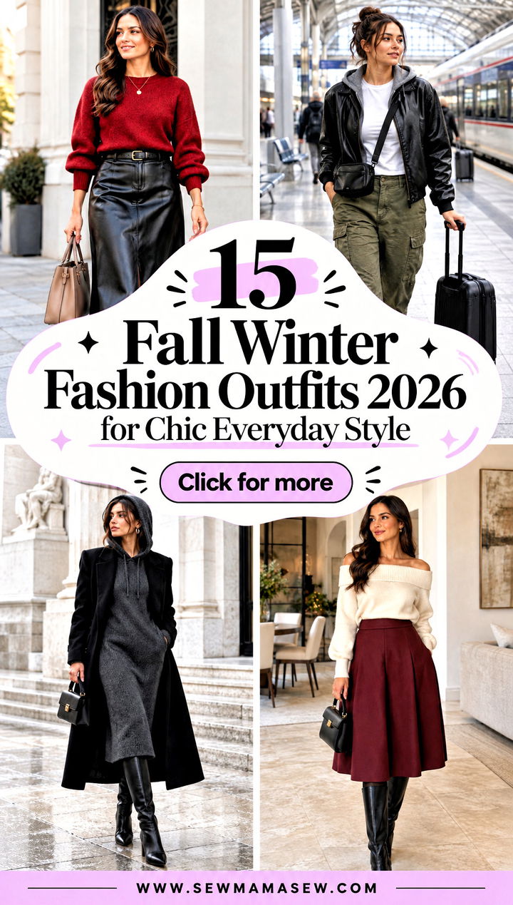 15 Fall Winter Fashion Outfits 2026 for Chic Everyday Style - 15 Fall Winter Fashion Outfits 2026 for Chic Everyday Style