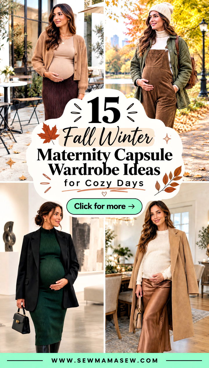 15 Fall Winter Maternity Capsule Wardrobe Ideas for Cozy Days - 15 Fall Winter Maternity Capsule Wardrobe Ideas for Cozy Days