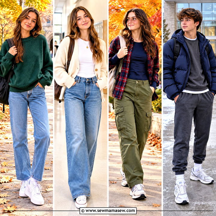 15 Fall Winter Outfits School: Cozy Looks for Busy Class Days