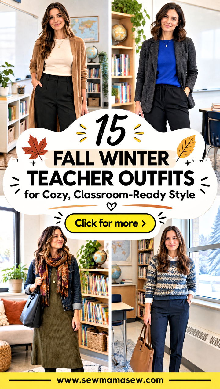 15 Fall Winter Teacher Outfits for Cozy Classroom-Ready Style - 15 Fall Winter Teacher Outfits for Cozy, Classroom-Ready Style