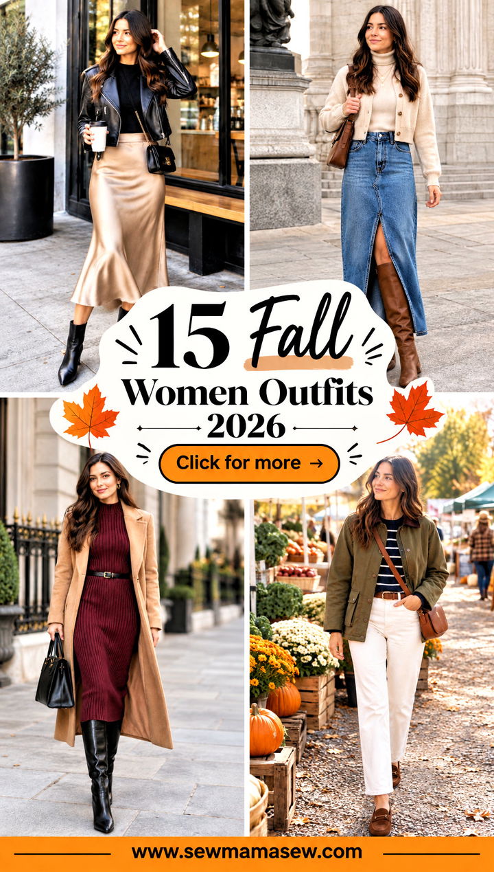 15 Fall Women Outfits 2026 for Chic Cozy Everyday Style - 15 Fall Women Outfits 2026 for Chic, Cozy Everyday Style