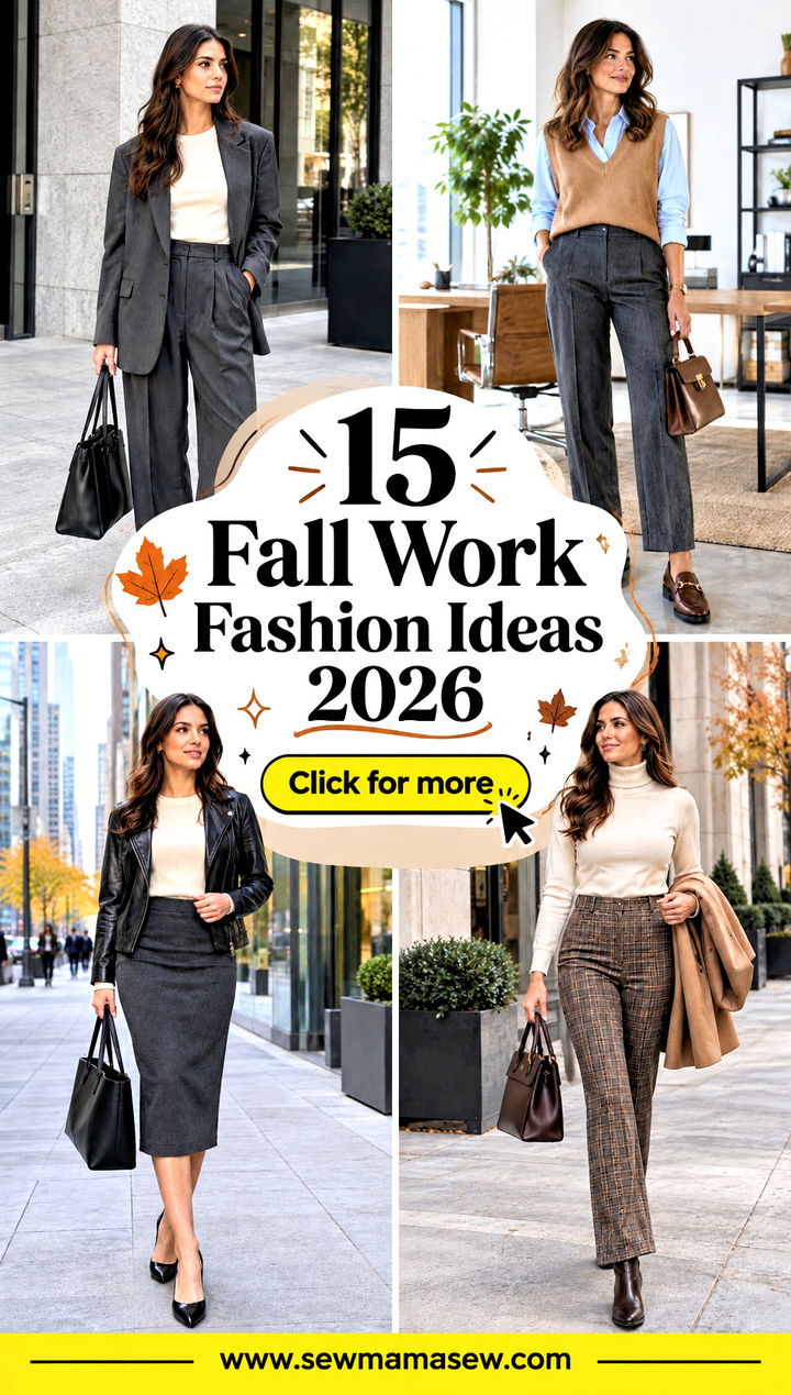 15 Fall Work Fashion Ideas 2026 for Confident Office Dressing - 15 Fall Work Fashion Ideas 2026 for Confident Office Dressing