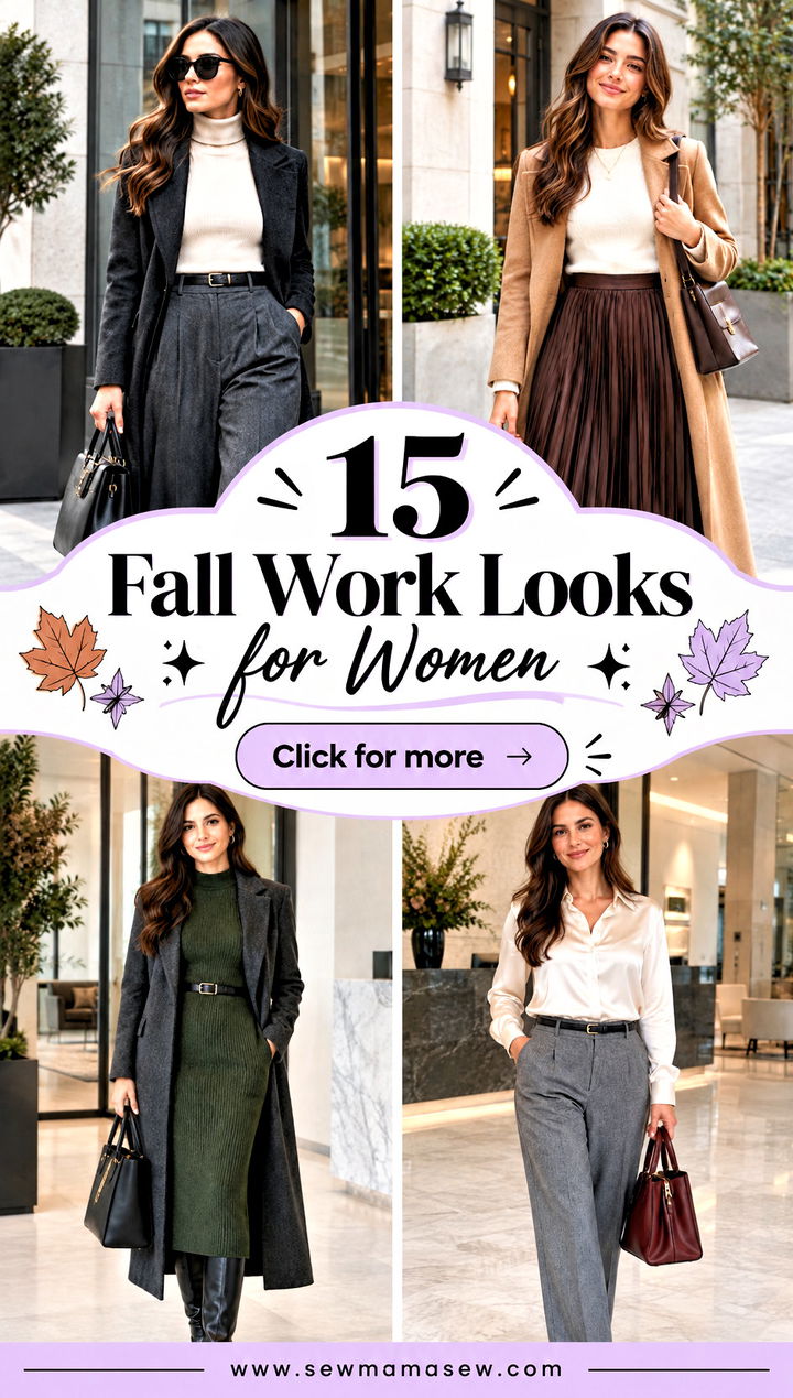 15 Fall Work Looks for Women for Polished Stress-Free Mornings - 15 Fall Work Looks for Women for Polished, Stress-Free Mornings