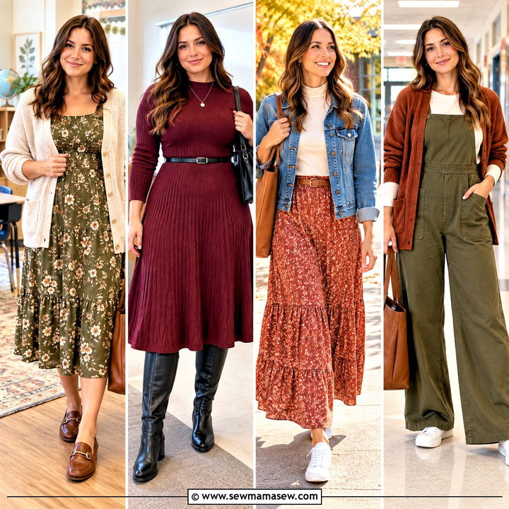 15 Fall Work Outfits for Teachers for Cozy Classroom Confidence