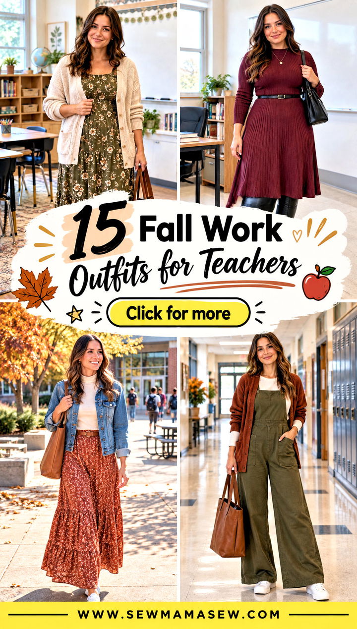 15 Fall Work Outfits for Teachers for Cozy Classroom Confidence - 15 Fall Work Outfits for Teachers for Cozy Classroom Confidence