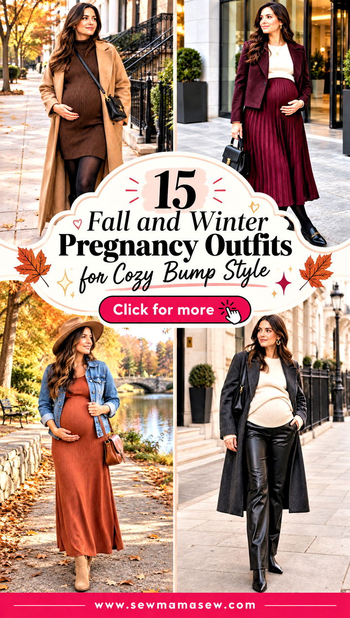 15 Fall and Winter Pregnancy Outfits for Cozy Bump Style - 15 Fall and Winter Pregnancy Outfits for Cozy Bump Style