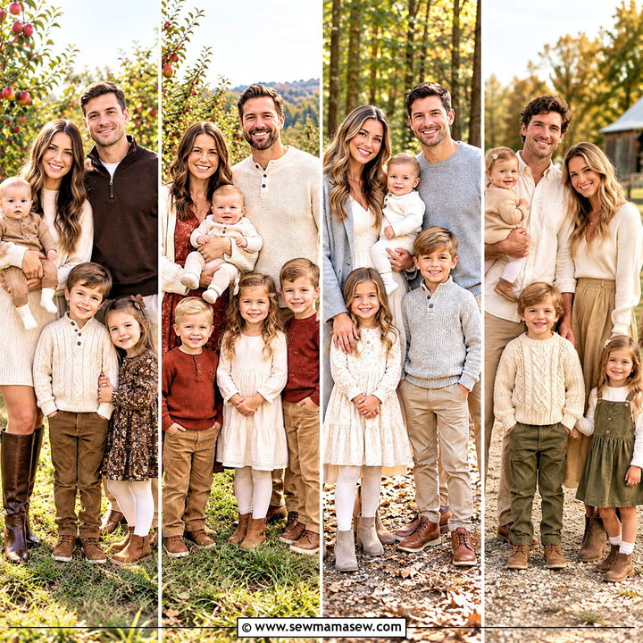 15 Family Fall Pictures Outfits Neutral for Timeless Portraits