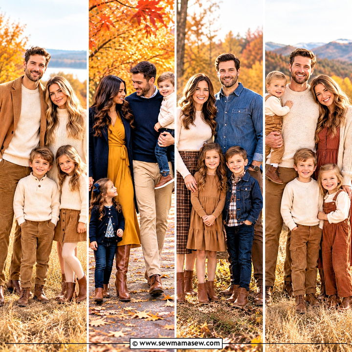 15 Family Outfits for Fall Pictures for Picture-Ready Cozy Style