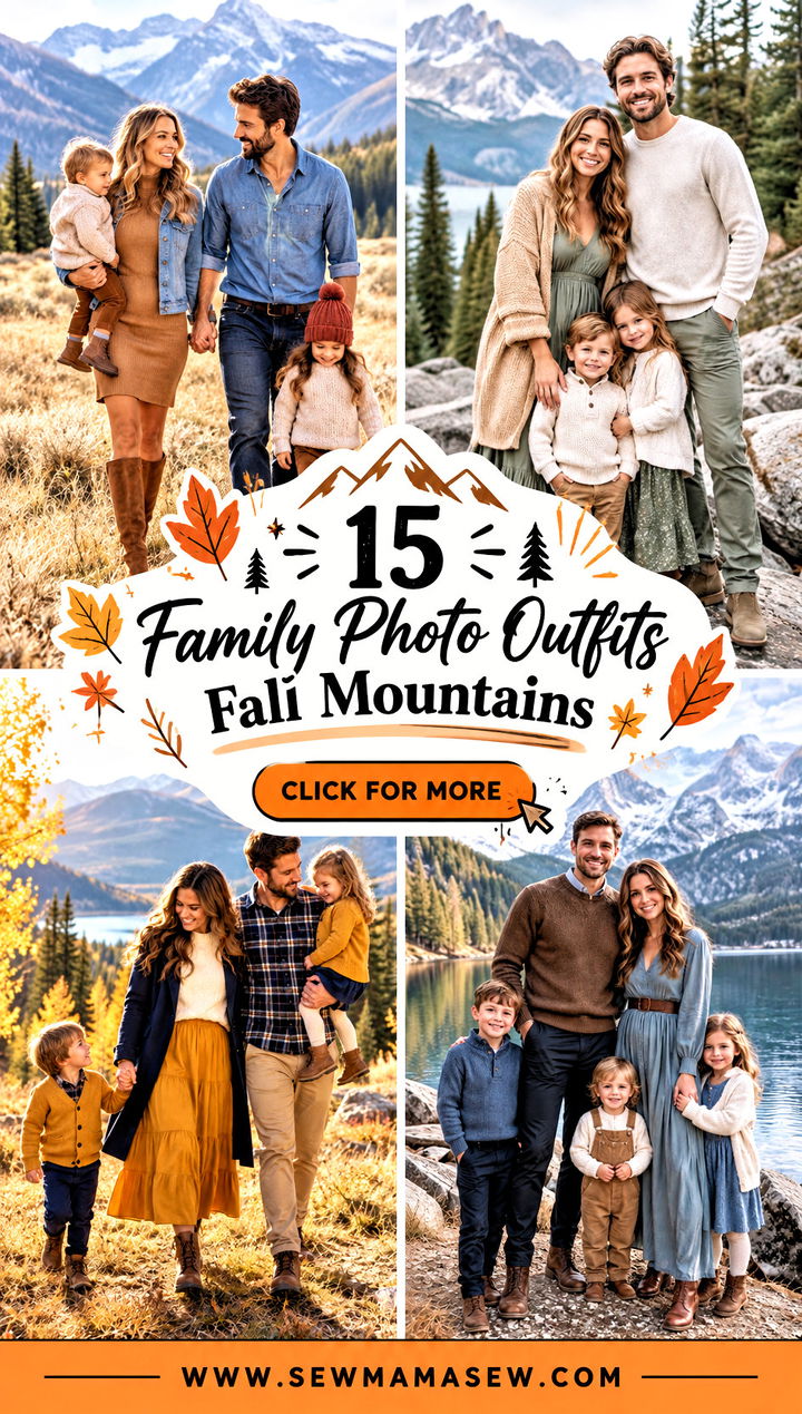 15 Family Photo Outfits Fall Mountains for Cozy Scenic Portraits - 15 Family Photo Outfits Fall Mountains for Cozy Scenic Portraits