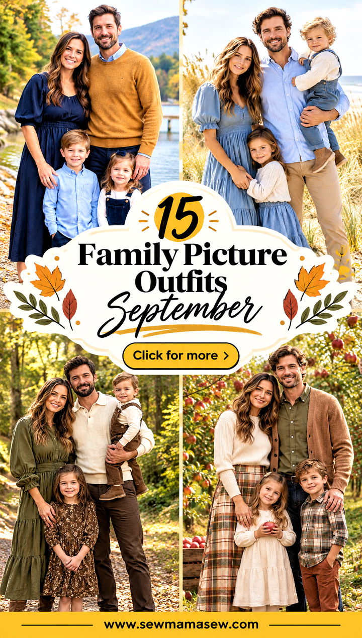 15 Family Picture Outfits September Fresh Early-Fall Looks - 15 Family Picture Outfits September: Fresh Early-Fall Looks