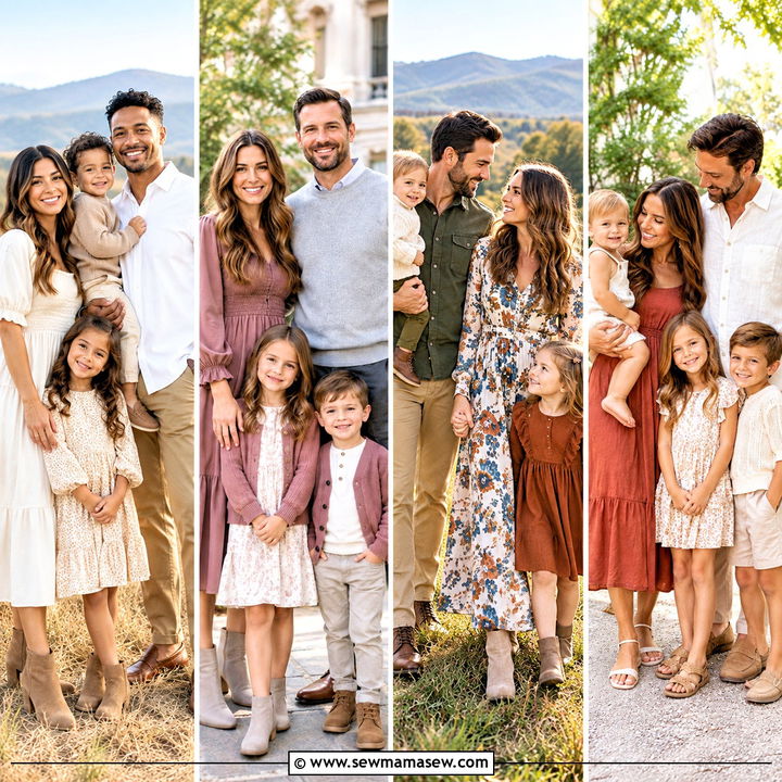 15 Family Pictures September Outfits: Easy Early-Fall Style