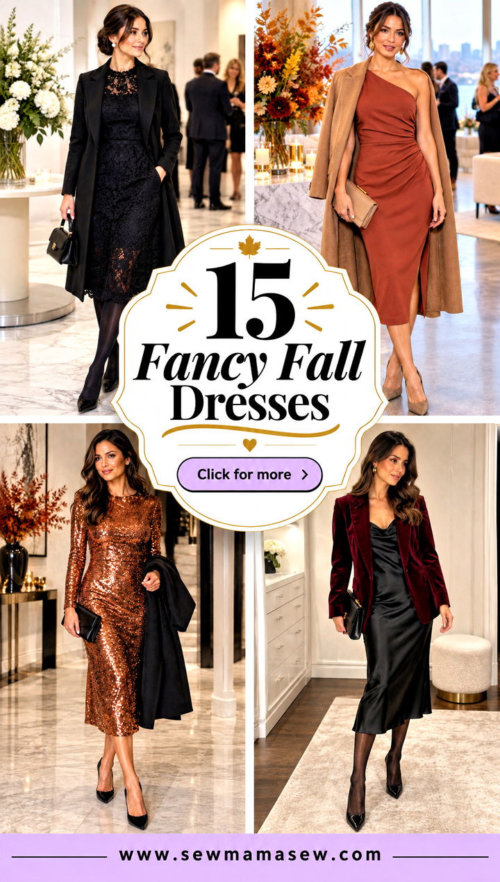 15 Fancy Fall Dresses Elegant Looks for Special Autumn Events - 15 Fancy Fall Dresses: Elegant Looks for Special Autumn Events