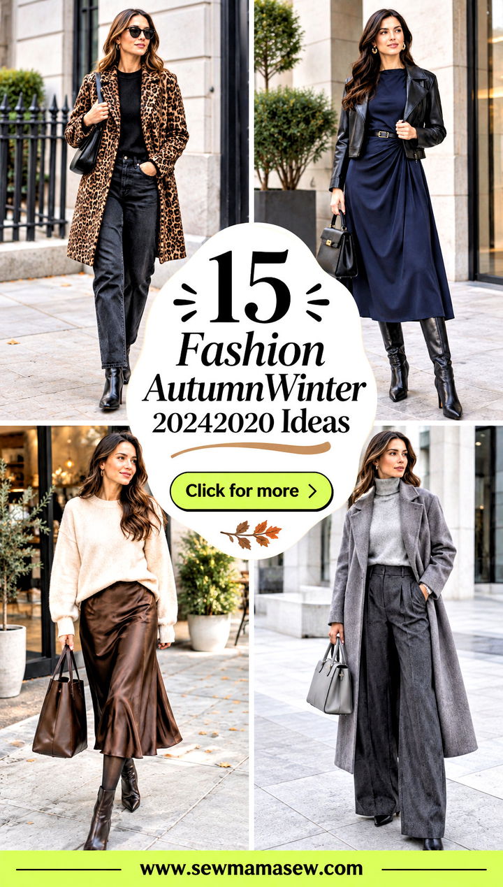 15 Fashion AutumnWinter 20242020 Ideas Cozy Seasonal Style - 15 Fashion AutumnWinter 20242020 Ideas: Cozy Seasonal Style