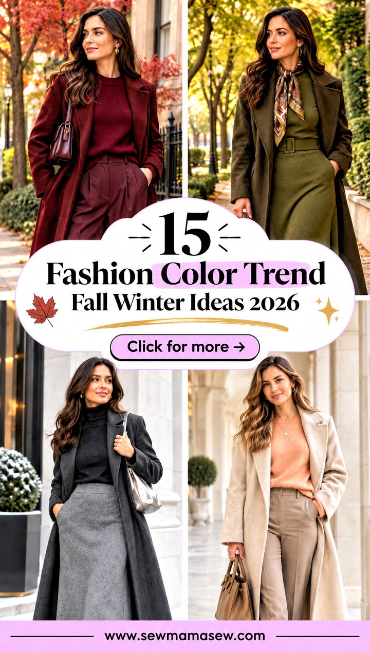 15 Fashion Color Trend Fall Winter Ideas 2026 Fresh Style Finds - 15 Fashion Color Trend Fall Winter Ideas 2026: Fresh Style Finds