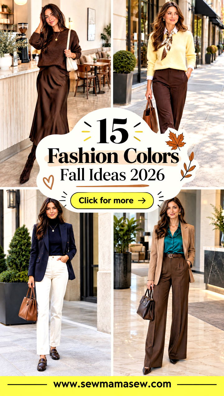 15 Fashion Colors Fall Ideas 2026 Fresh Shades for Cozy Looks - 15 Fashion Colors Fall Ideas 2026: Fresh Shades for Cozy Looks
