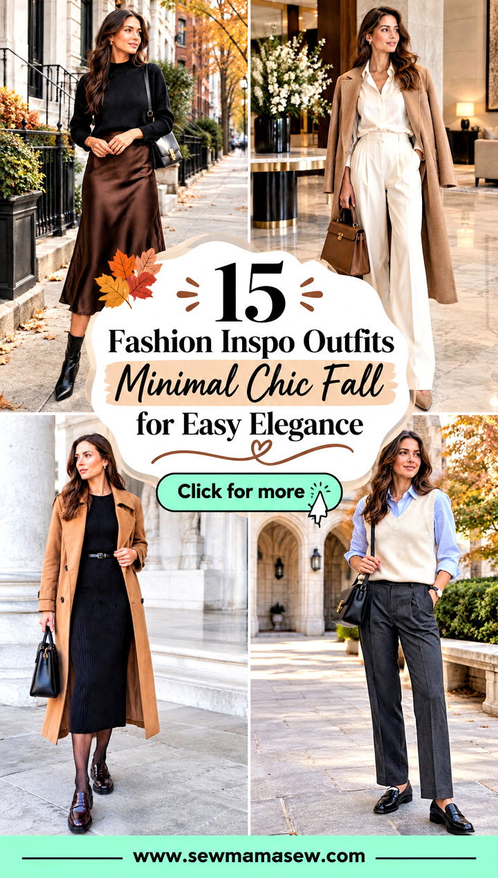 15 Fashion Inspo Outfits Minimal Chic Fall for Easy Elegance - 15 Fashion Inspo Outfits Minimal Chic Fall for Easy Elegance