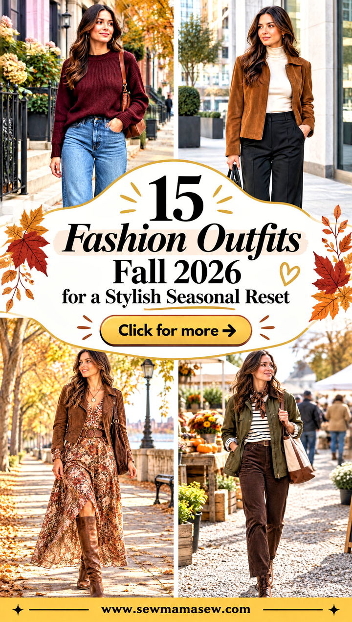 15 Fashion Outfits Fall 2026 for a Stylish Seasonal Reset - 15 Fashion Outfits Fall 2026 for a Stylish Seasonal Reset