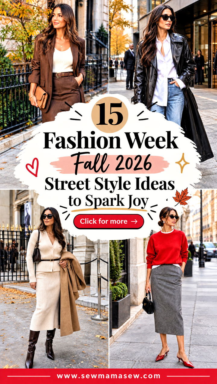 15 Fashion Week Fall 2026 Street Style Ideas to Spark Joy - 15 Fashion Week Fall 2026 Street Style Ideas to Spark Joy