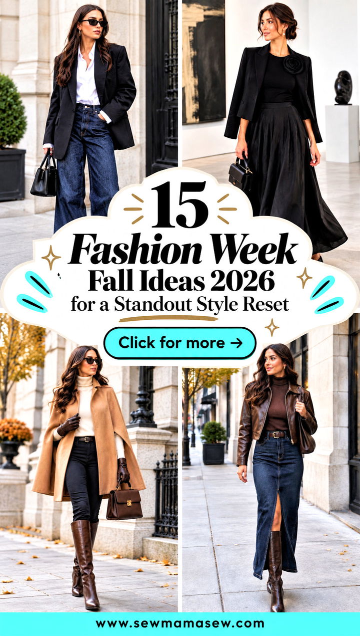 15 Fashion Week Fall Ideas 2026 for a Standout Style Reset - 15 Fashion Week Fall Ideas 2026 for a Standout Style Reset