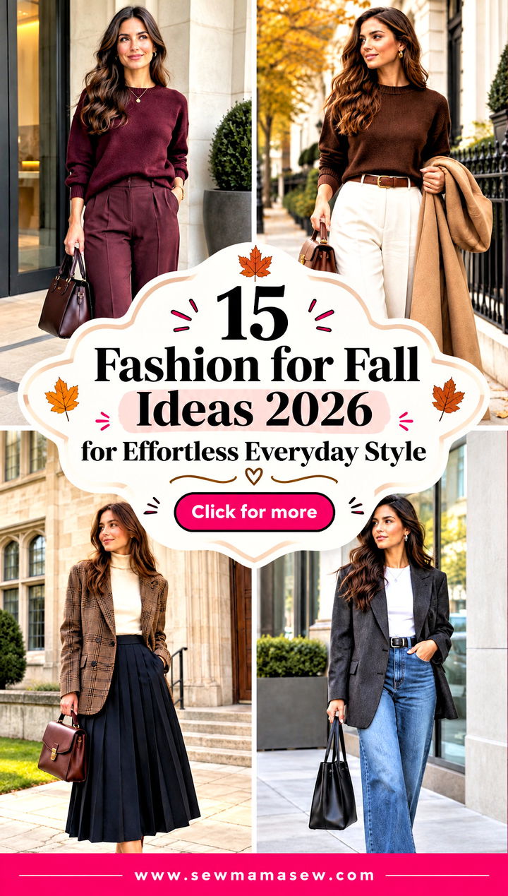 15 Fashion for Fall Ideas 2026 for Effortless Everyday Style - 15 Fashion for Fall Ideas 2026 for Effortless Everyday Style