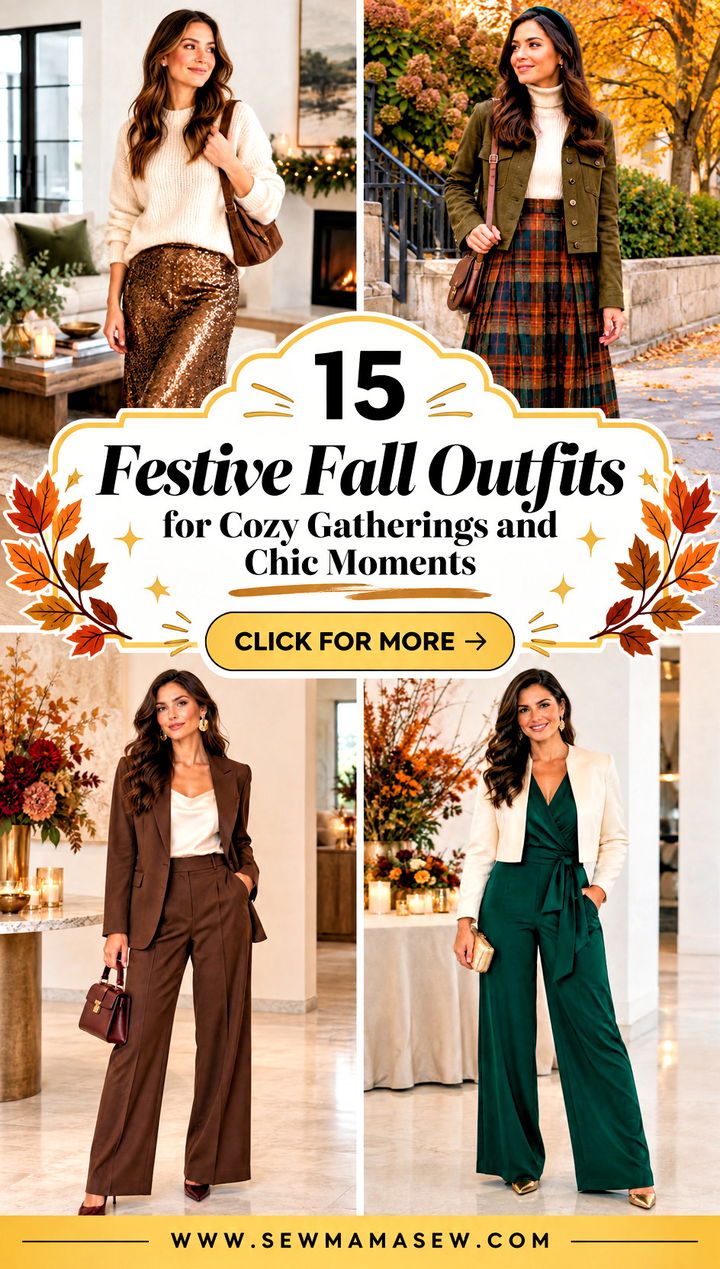 15 Festive Fall Outfits for Cozy Gatherings and Chic Moments - 15 Festive Fall Outfits for Cozy Gatherings and Chic Moments