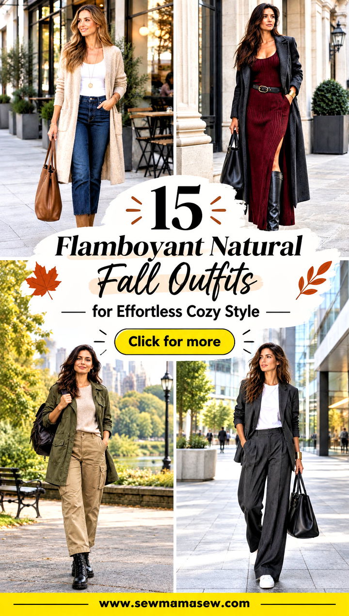 15 Flamboyant Natural Fall Outfits for Effortless Cozy Style - 15 Flamboyant Natural Fall Outfits for Effortless Cozy Style