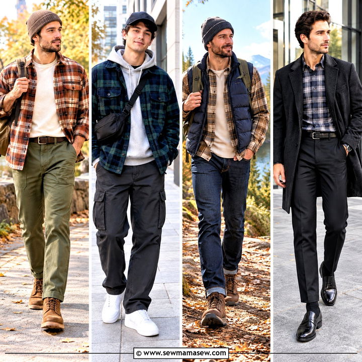 15 Flannel Outfits Men Fall: Fresh Layers for Chilly Days