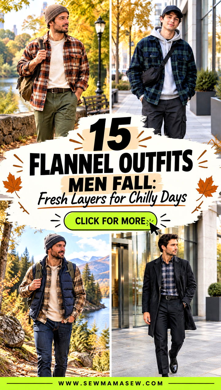 15 Flannel Outfits Men Fall Fresh Layers for Chilly Days - 15 Flannel Outfits Men Fall: Fresh Layers for Chilly Days