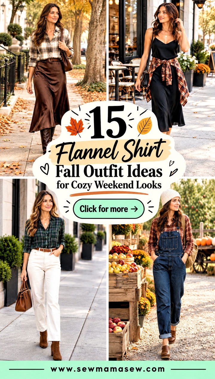 15 Flannel Shirt Fall Outfit Ideas for Cozy Weekend Looks - 15 Flannel Shirt Fall Outfit Ideas for Cozy Weekend Looks