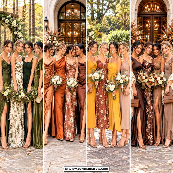 15 Floral Bridesmaid Dresses Mismatched Fall Romantic Picks