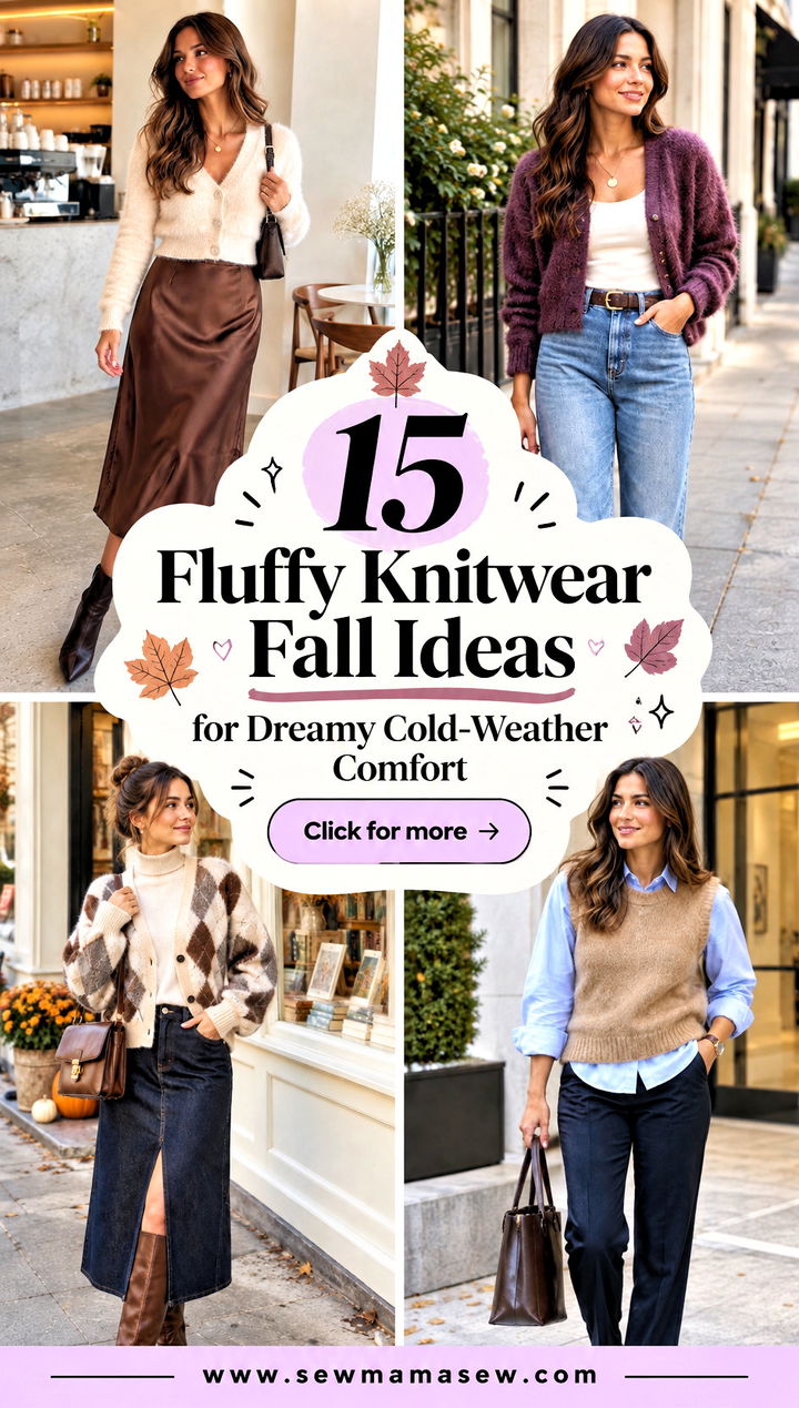 15 Fluffy Knitwear Fall Ideas for Dreamy Cold-Weather Comfort - 15 Fluffy Knitwear Fall Ideas for Dreamy Cold-Weather Comfort