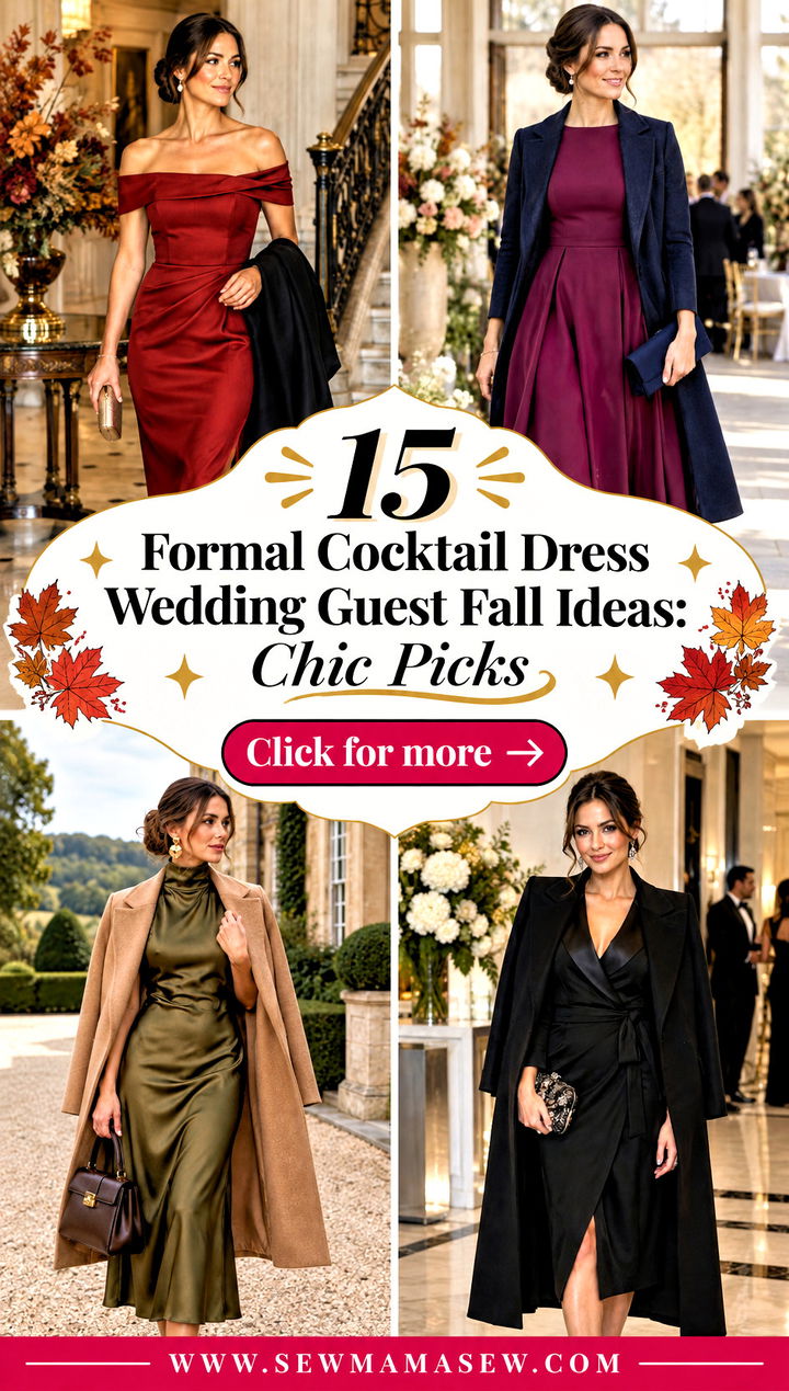 15 Formal Cocktail Dress Wedding Guest Fall Ideas Chic Picks - 15 Formal Cocktail Dress Wedding Guest Fall Ideas: Chic Picks
