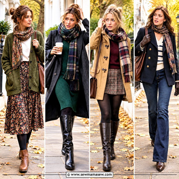 15 Frazzled English Woman Autumn Outfits: Cozy City Looks