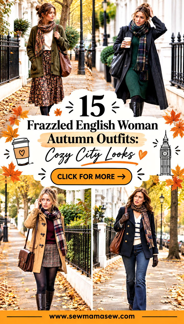 15 Frazzled English Woman Autumn Outfits Cozy City Looks - 15 Frazzled English Woman Autumn Outfits: Cozy City Looks