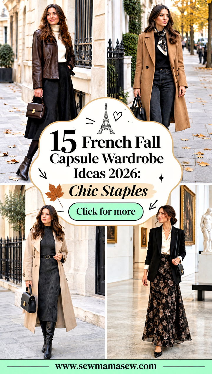 15 French Fall Capsule Wardrobe Ideas 2026 Chic Staples - 15 French Fall Capsule Wardrobe Ideas 2026: Chic Staples