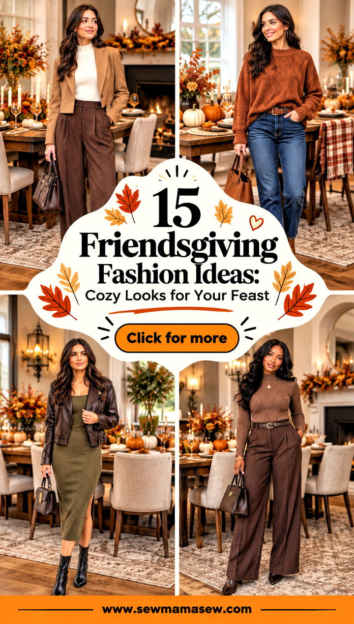 15 Friendsgiving Fashion Ideas Cozy Looks for Your Feast - 15 Friendsgiving Fashion Ideas: Cozy Looks for Your Feast
