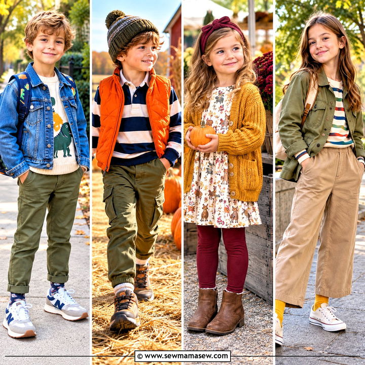 15 Fun Fall Fashion Ideas for Kids: Cozy Playground Looks