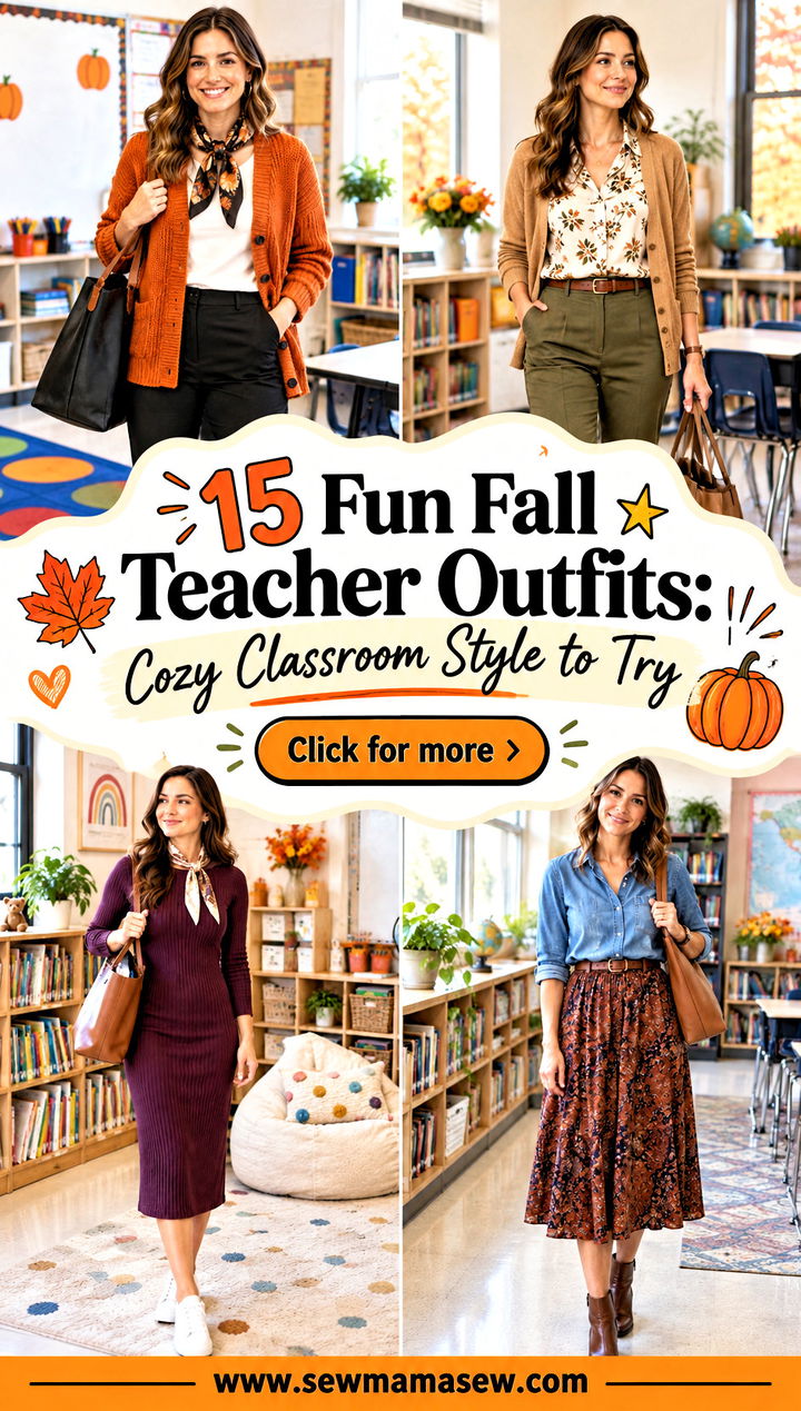 15 Fun Fall Teacher Outfits Cozy Classroom Style to Try - 15 Fun Fall Teacher Outfits: Cozy Classroom Style to Try