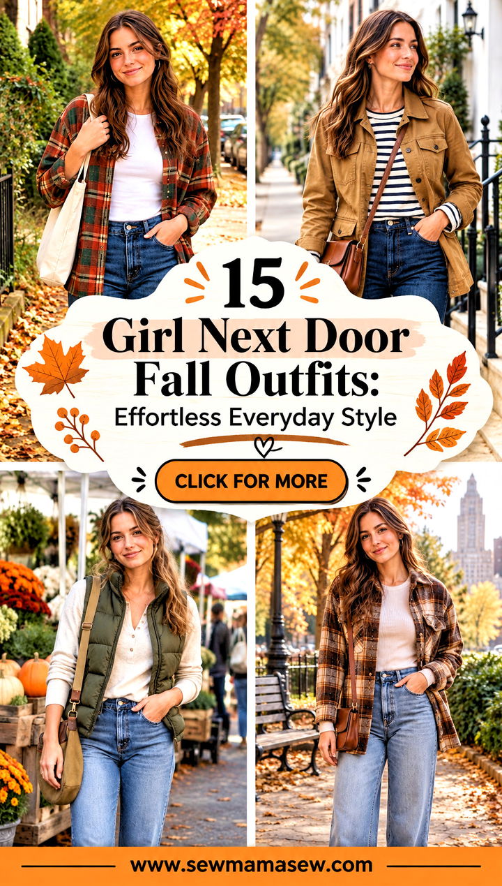 15 Girl Next Door Fall Outfits Effortless Everyday Style - 15 Girl Next Door Fall Outfits: Effortless Everyday Style